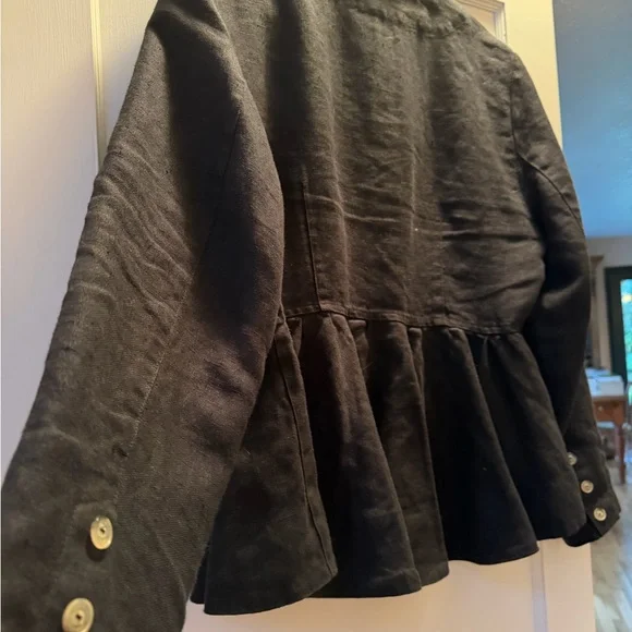 Son de Flor Black Peplum Jacket - Picture 6 of 6